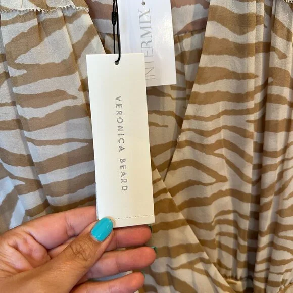 Veronica Beard New With Tags Size 14 Animal Print Dress - Picture 3 of 5